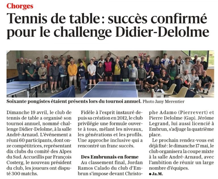 article le Dauphiné Libéré